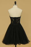 2024 A Line With Applique Homecoming Dresses Sweetheart P5G3KDYH