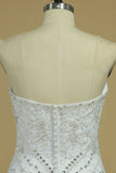 2024 Sweetheart Wedding Dresses Beaded Bodice P418T5LX