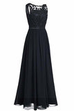 Wedding Bridesmaid Dress Chiffon Elegant Floor Length P8CEZG2S