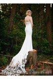 Sweetheart Wedding Dress With Chapel Train Satin STIP6C244JT