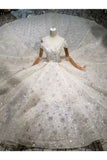 Ball Gown Wedding Dresses Off The Shoulder Top Quality Tulle PDCLPAQB