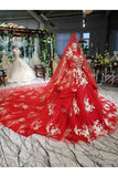 Ball Gown Wedding Dresses High Neck Aline Top Quality Appliques PMA68G9Z