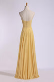 Bridesmaid Dresses Floor Length Sweetheart Sheath/Column Chiffon PQ4E517J