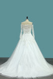 2024 Sweetheart Wedding Dresses A Line Tulle With PCBMXDE7