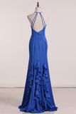 2024 Evening Dresses Halter Open Back Spandex PNN7K6Q5