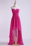 2024 Asymmetrical Prom Dresses Sweetheart PQQ483D3