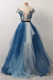 Gorgeous Off The Shoulder Gradient Prom Dress P1D1HGL1