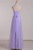 2024 Chiffon With Ruffles Bridesmaid Dresses Sweetheart Floor Length A PNB8552S