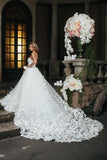 2024 Sweetheart Wedding Dresses A Line Tulle PDK6K9XZ