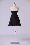 2024 Homecoming Dresses Sweetheart A Line Short Chiffon With PCJT3ZYS