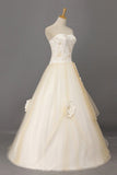 Ball Gown Quinceanera Dresses Sweetheart Floor Length With Handmade Flower PHGJBQMA