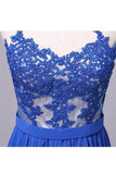 2024 Prom Dresses A Line Sweetheart Floor Length Chiffon Color Dark Royal P9TY5QRR