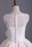 2024 Romantic Lace Bodice A Line Wedding Dress Pick Up Organza Skirt Cathedral Train P5QMNL8C