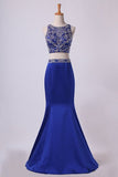 2024 Two Pieces Mermaid Scoop Prom Dresses P3287EZ7