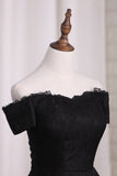 2024 New Arrival Off The Shoulder A-Line Lace Cute PDDRLGCA