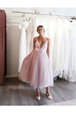 Prom/Homecoming Dress Spaghetti Straps Tulle A Line PERD4G1Y