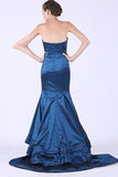 2024 New Arrival Sweetheart Mermaid Taffeta Sweep Train PC9PDC1M