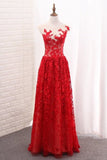 2024 Off The Shoulder Lace Prom Dresses A Line P2MS4LCH