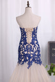 2024 Prom Dresses Sweetheart Tulle With Applique PRD3NQB1