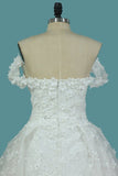 2024 Gorgeous Wedding Dresses A Line Tulle Off The Shoulder With Applique P5EX3RGS