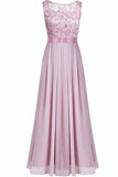 Wedding Bridesmaid Dress Chiffon Elegant Floor Length P8CEZG2S