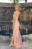 Strapless Long Mermaid Prom Dress with Slit