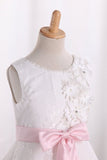 2024 Scoop A Line Lace Flower Girl P6LNJBC4