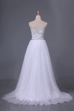 2024 Sweetheart Prom Dress Beaded Bodice A P11AQTRF