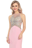 2024 Mermaid Scoop Spandex Prom Dresses PAXSLBJG