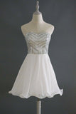 2024 New Arrival Homecoming Dresses Sweetheart A Line Chiffon P1X9ZYNF