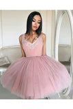 2024 Homecoming Dresses Straps Tulle With PBS2D74N