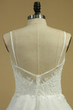 2024 Spaghetti Straps A Line Wedding Dresses P7A15A1X