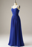 Gorgeous Pleating Long Evening Dress Prom Dress