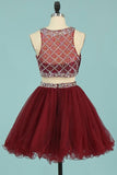 2024 Hot Selling Homecoming Dresses Scoop A-Line Beaded Bodice PPB8XCJ7