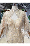 Ball Gown Wedding Dresses One Meter Train Sweetheart Top Quality Appliques P5LB3DBD