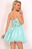 2024 Homecoming Dresses A-Line Boat Neck Short/Mini Beaded P29MRREZ