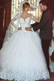 2024 Hot Wedding Dresses Sweetheart Ball Gown Tulle With PSXD9823