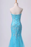 2024 Prom Dresses Strapless Mermaid PGNBJ8B3