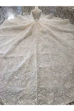 Ball Gown Wedding Dresses Scoop Top Quality Tulle Beading PRSR9PC7