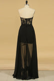 2024 New Arrival Sweetheart Chiffon With Beading A Line P8PBH2LA