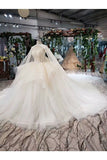 Ball Gown Wedding Dresses Strapless Top Quality Appliques PS1S6336