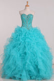 2024 Sweetheart Ball Gown Quinceanera Dresses With PNZCDZ7Z