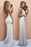 2024 Mermaid Spaghetti Straps Open Back Chiffon Lace Up P8AG1PSY