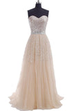 Hi Girls Exquisite Sweetheart Tulle Long Prom Dresses Party Gowns