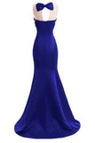 Crystal Mermaid Sexy Backless Sparkly Long Prom Evening Dresses