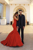 2024 Mermaid Sweetheart Satin Evening Dresses PFSNREG4