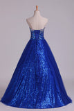 2024 New Arrival Prom Gown Embellished With Beads&Sequince Tulle Sweetheart Floor PY2G6GJ2