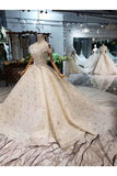 Ball Gown Wedding Dresses Off The Shoulder Top Quality Tulle PDCLPAQB