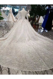 Ball Gown Wedding Dresses Scoop Top Quality Tulle Beading PRSR9PC7