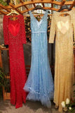 2024 New Arrival Vintage Bling Bling Prom Dresses A-Line With Beading PZGH1X2N